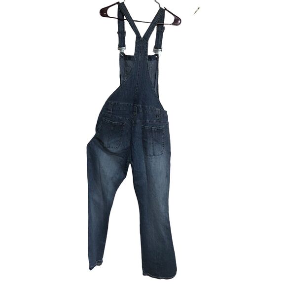 Vintage 90s No Boundaries Stretch Overalls, Straight Leg, DIY, SZ 15 juniors - Picture 8 of 12